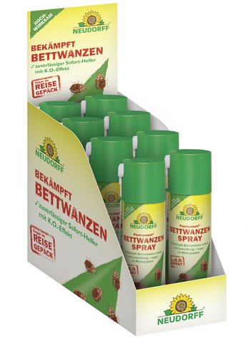 Bettwanzen K.O. - Neudorff präsentiert Bettwanzen Spray für Gepäck und Wohnräume