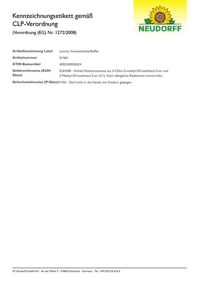 CLP-Kennzeichnungsetikett