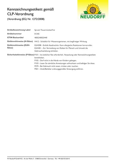 CLP-Kennzeichnungsetikett