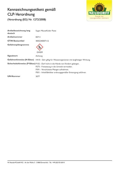 Sugan MäuseKöder Paste