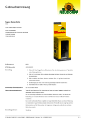 4005240008539 Gebrauchsanweisung