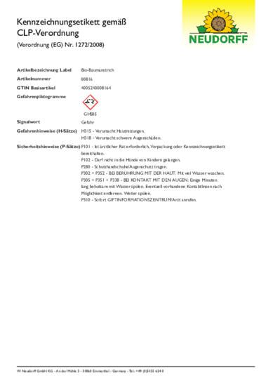 CLP-Kennzeichnungsetikett