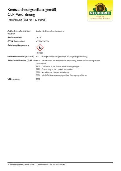 Zecken- & GrasmilbenKonzentrat