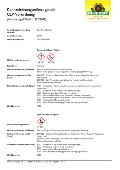 CLP-Kennzeichnungsetikett