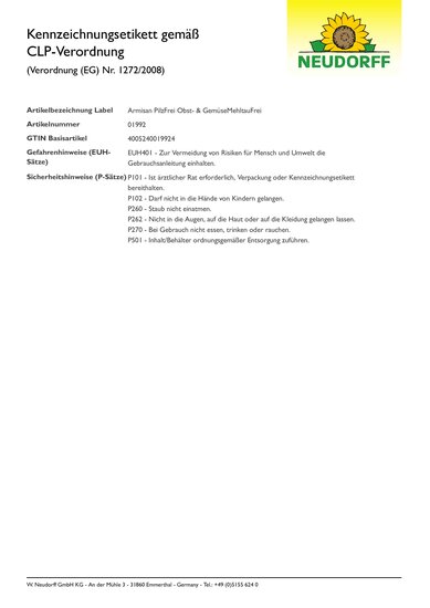 CLP-Kennzeichnungsetikett