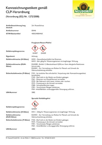 2 in1 RosenSchutz