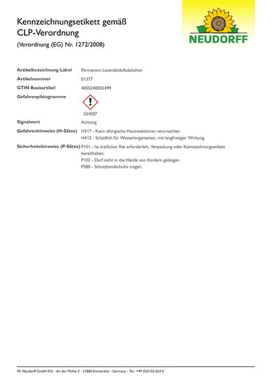 CLP-Kennzeichnungsetikett